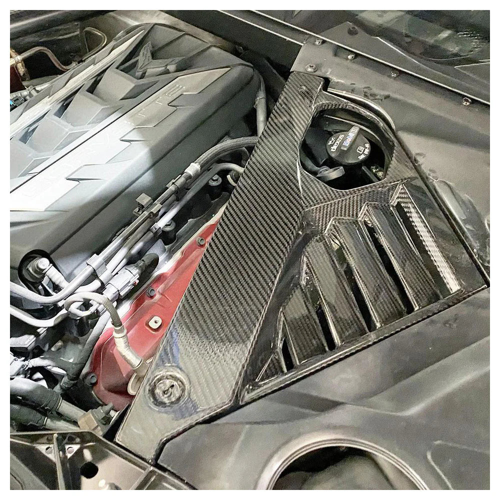 C8 Corvette Carbon Fiber Engine Appearance Panels