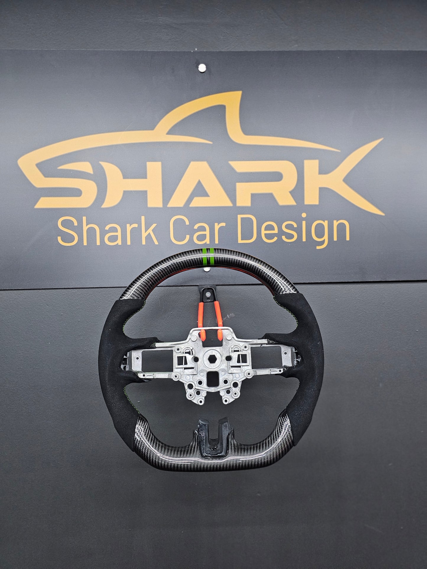 18-23 Ford Mustang GT Carbon Fibre Steering Wheel.