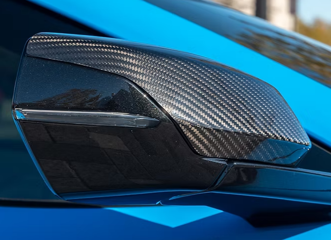 Shark Performance C8 Corvette Carbon Fiber Mirror Caps (All Models)