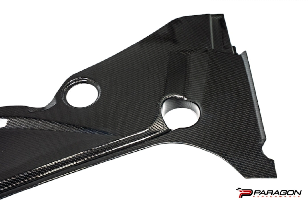 CCS C8 Carbon Fiber Frunk Surround - 4pc kit