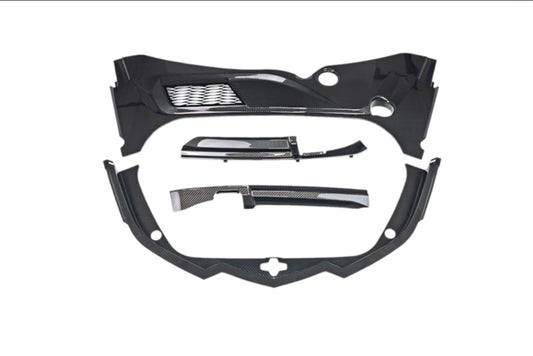 CCS C8 Carbon Fiber Frunk Surround - 4pc kit