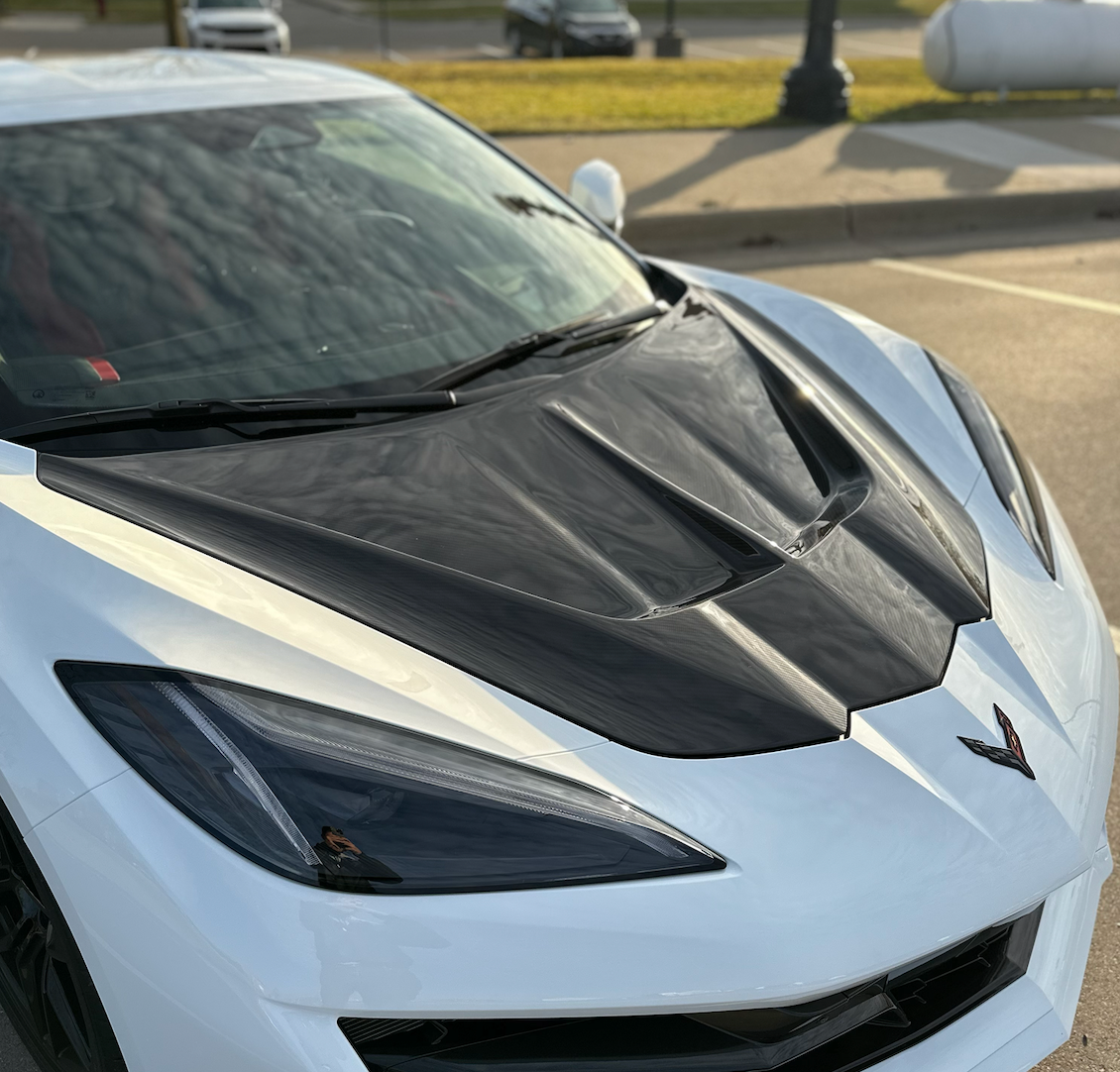 19+ C8 Corvette Carbon Fibre Hood