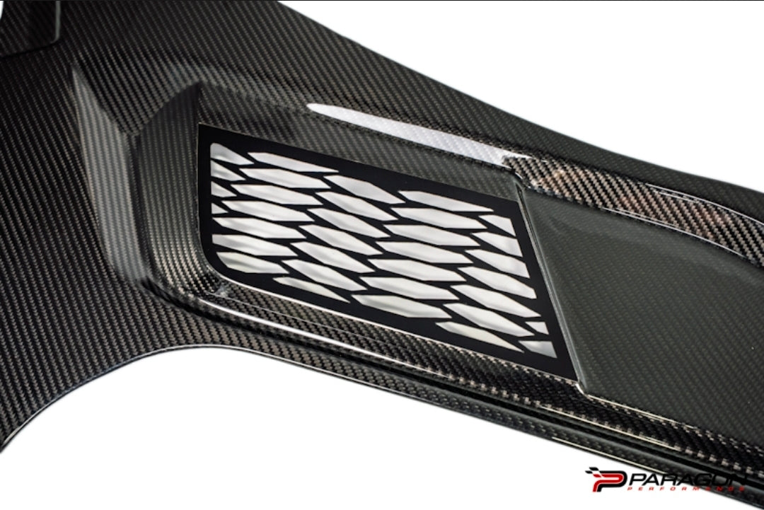 CCS C8 Carbon Fiber Frunk Surround - 4pc kit