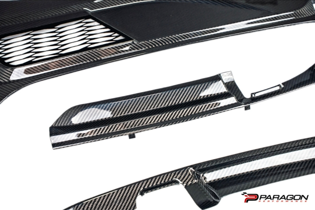 CCS C8 Carbon Fiber Frunk Surround - 4pc kit