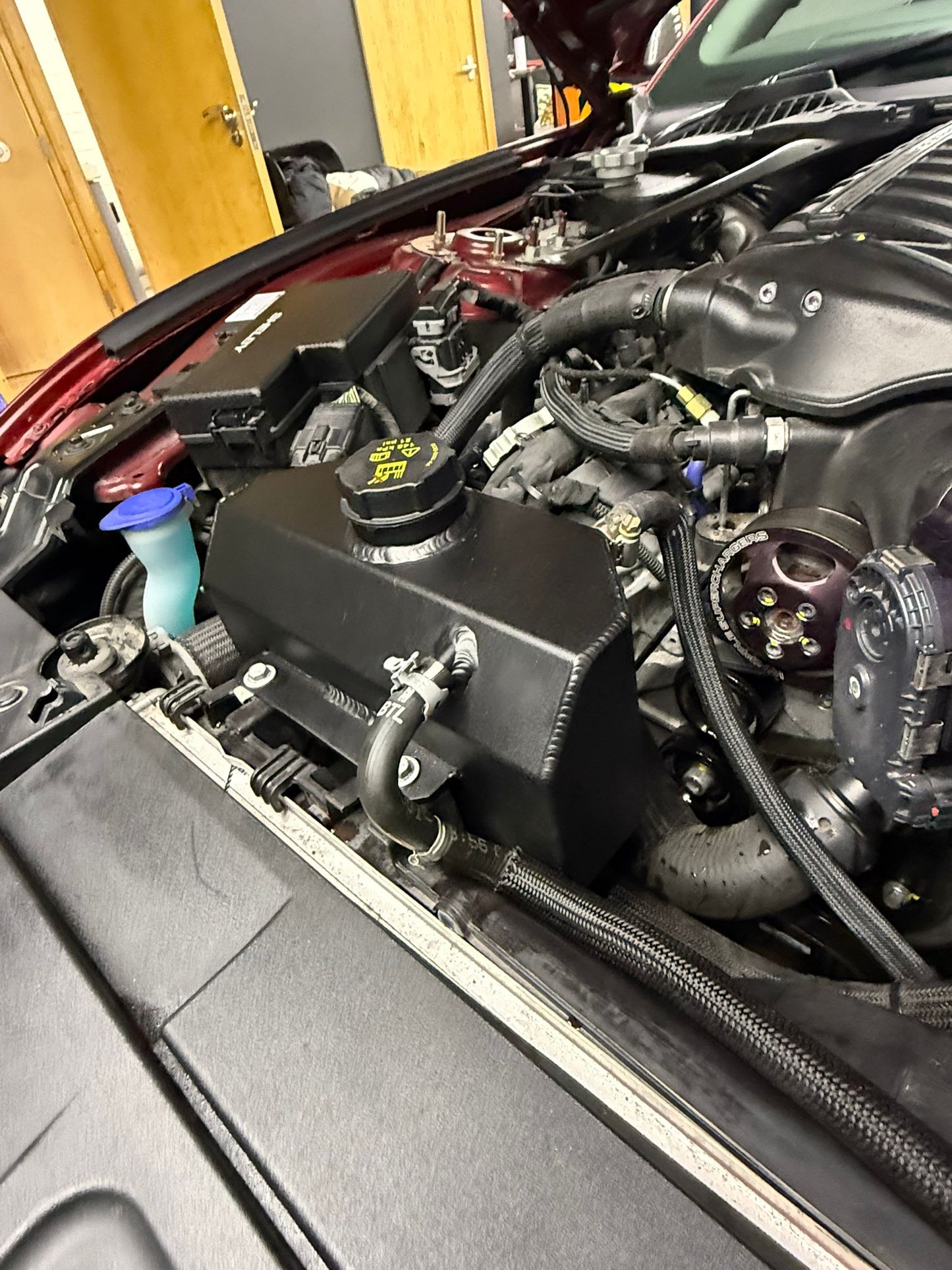 15+ Mustang Aluminium Coolant Expansion Tank